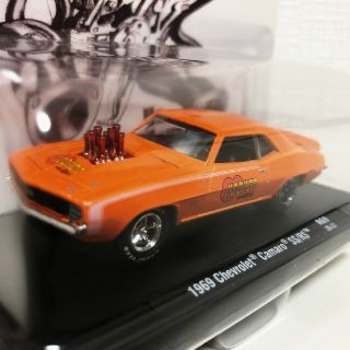 シボレー(Chevrolet)のM2/'69 Chevyシボレー Camaroカマロ SS 1/64(ミニカー)