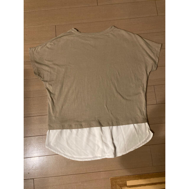 しまむら(シマムラ)の重ね着風Tシャツ レディースのトップス(Tシャツ(半袖/袖なし))の商品写真