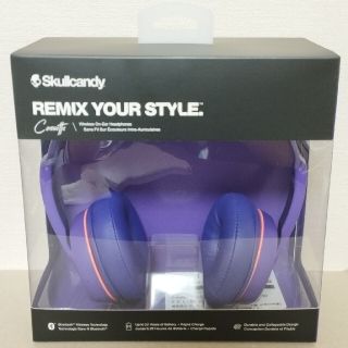 スカルキャンディ(Skullcandy)のSkullcandy スカルキャンディー Cassette パープル(ヘッドフォン/イヤフォン)