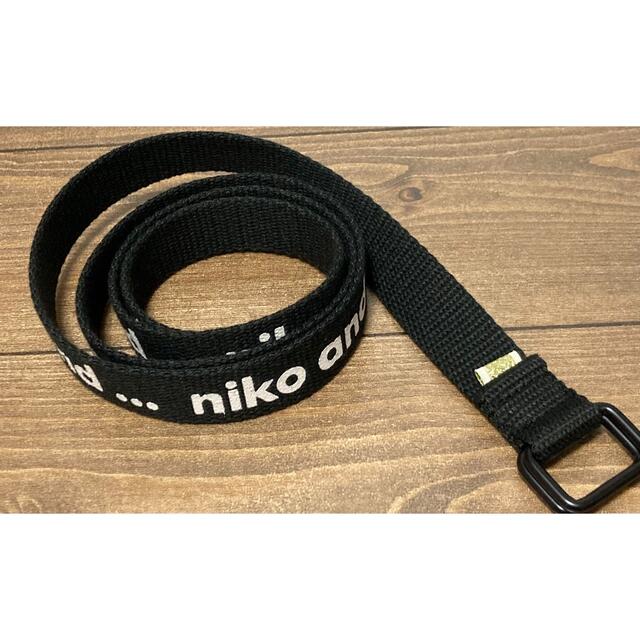 niko and...(ニコアンド)のniko and... ニコアンド ロゴ入り テープベルト レディースのファッション小物(ベルト)の商品写真