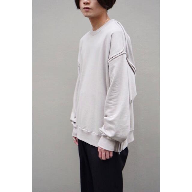 YOKE【定価¥33000】Oversized Piping Sweatヨーク