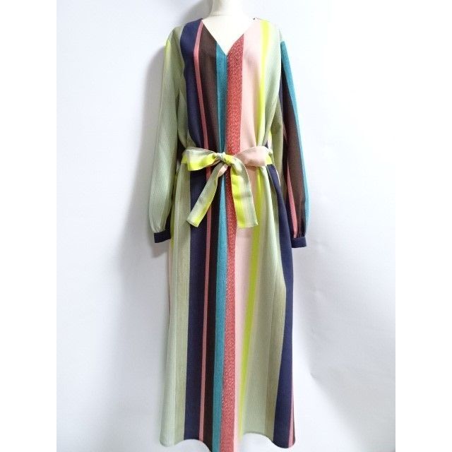 Paul Smith - kiki⭐︎ポールスミスマルチストライププリントワンピ40