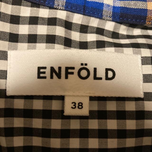 ENFOLD(エンフォルド)のエンフォルド enfold チェックシャツドレス レディースのワンピース(ロングワンピース/マキシワンピース)の商品写真