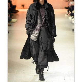 ヨウジヤマモト(Yohji Yamamoto)のヨウジヤマモト 20AW ギャバジン レイヤード バッグ(ショルダーバッグ)