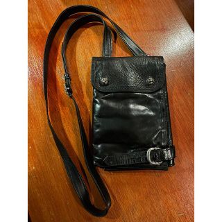 クロムハーツ(Chrome Hearts)の美品 クロムハーツ レザーショルダーケース/バッグ クロス ガンスリンガー(ショルダーバッグ)