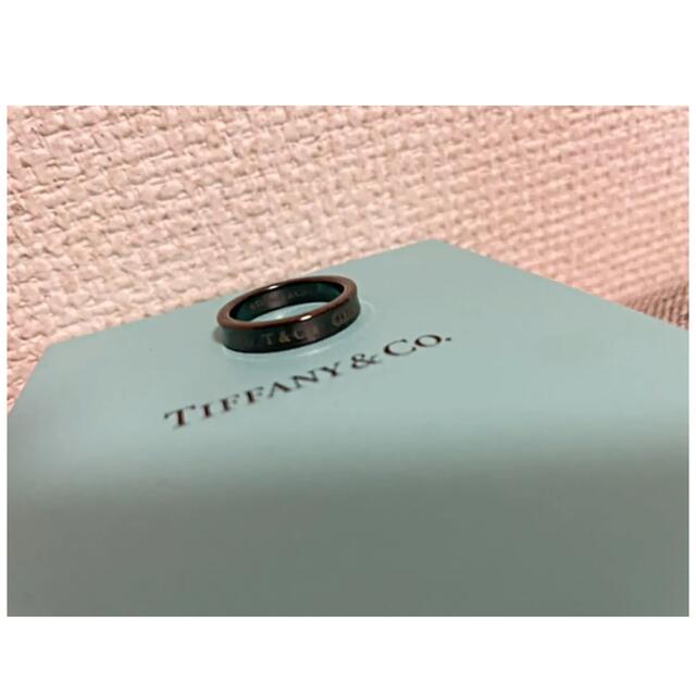 Tiffany & Co.(ティファニー)のTiffany ブラックチタンリング　10号 レディースのアクセサリー(リング(指輪))の商品写真