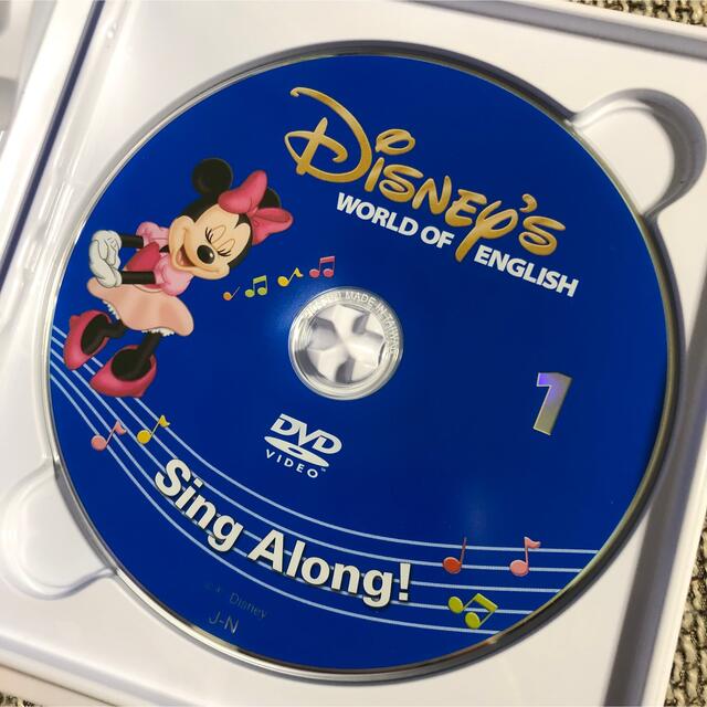 シングアロング1巻　DVD DWE ディズニー英語システム ワールドファミリー キッズ/ベビー/マタニティのおもちゃ(知育玩具)の商品写真