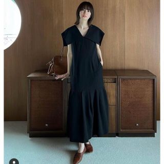 CLANE - 【新品】CLANE/BIG COLLAR ONE PIECE ブラック 1の通販 by 's