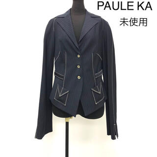 PAULE KAの清楚セットアップワンピースとジャケット/ポールカ スーツ