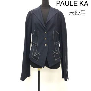 ポールカ PAULE KA ステッチ ジャケット スーツ