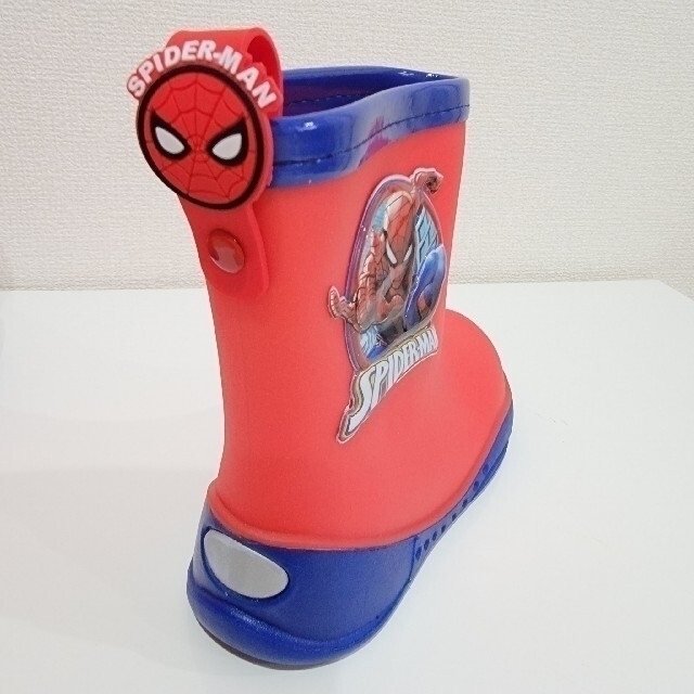 MARVEL(マーベル)の新品🌠スパイダーマン🕷️長靴 18㎝ レインブーツ キッズ/ベビー/マタニティのキッズ靴/シューズ(15cm~)(長靴/レインシューズ)の商品写真