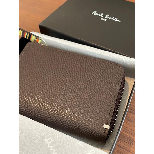 Paul Smith(ポールスミス)のポールスミス PaulSmith 定期入れ パスケース ミニ財布　牛革 メンズのファッション小物(名刺入れ/定期入れ)の商品写真