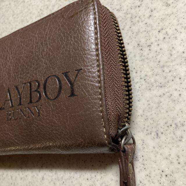 PLAYBOY(プレイボーイ)のPLAYBOY  長財布　ブラウン メンズのファッション小物(長財布)の商品写真