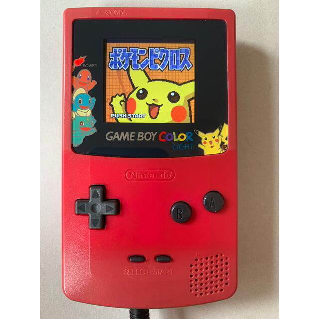 ゲームボーイカラー GAMEBOY COLOR レッド IPS液晶搭載