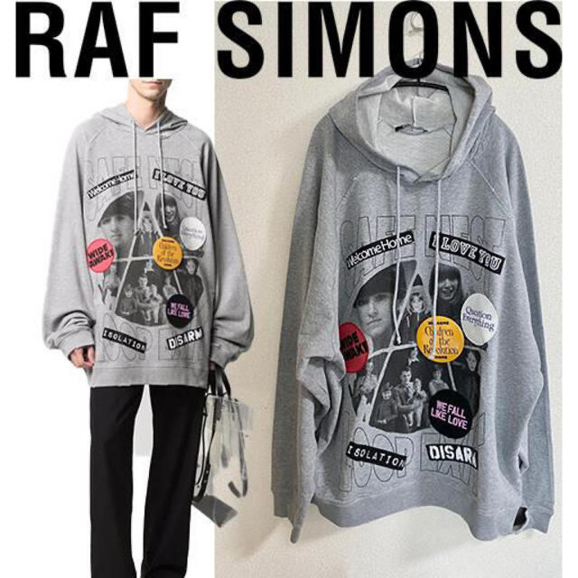 RAF SIMONS - RAF SIMONS 21ss デストロイフーディーの通販 by 3