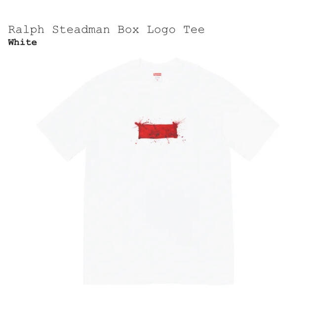Supreme Ralph Steadman Box Logo Tee L