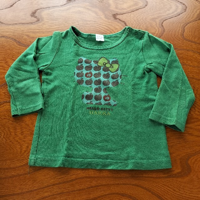 hakka baby(ハッカベビー)のhakka baby　長袖Tシャツ 90 キッズ/ベビー/マタニティのキッズ服女の子用(90cm~)(Tシャツ/カットソー)の商品写真