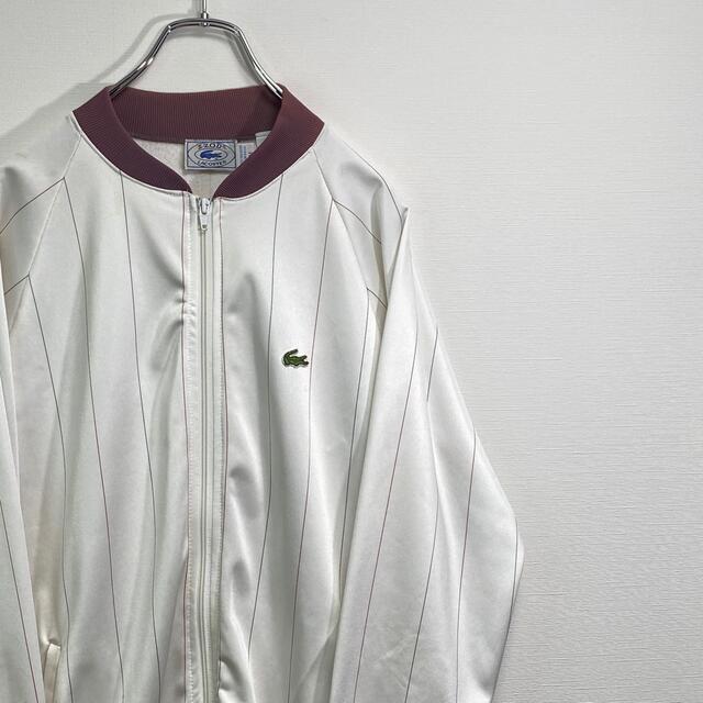 LACOSTE(ラコステ)の希少 古着 USA製 70’s ラコステ トラックジャケット M ジャージ メンズのトップス(ジャージ)の商品写真