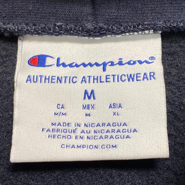 Champion(チャンピオン)のニカラグア製 古着 チャンピオン ミシガン  スウェット パーカー M メンズのトップス(パーカー)の商品写真