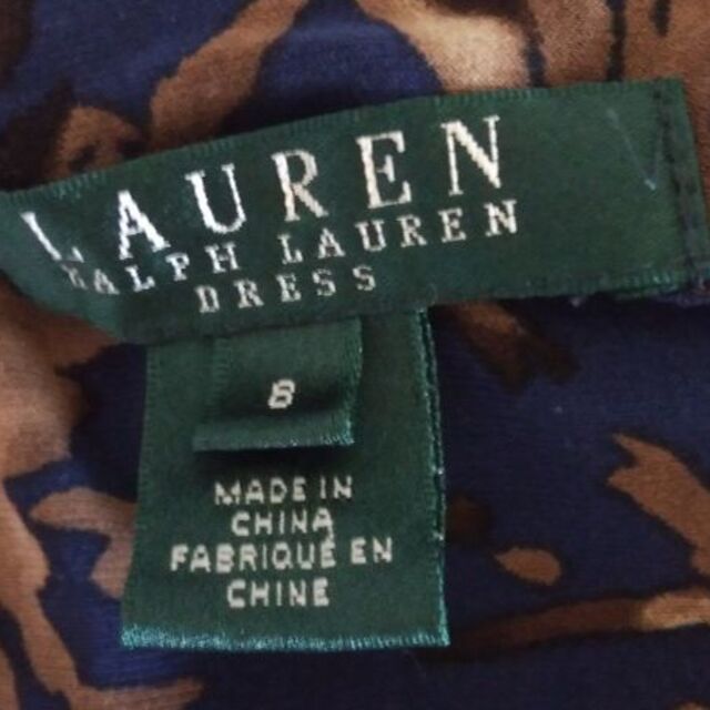 Ralph Lauren(ラルフローレン)の💛ラルフローレン　ジャージワンピ　サイズ８ レディースのワンピース(ひざ丈ワンピース)の商品写真