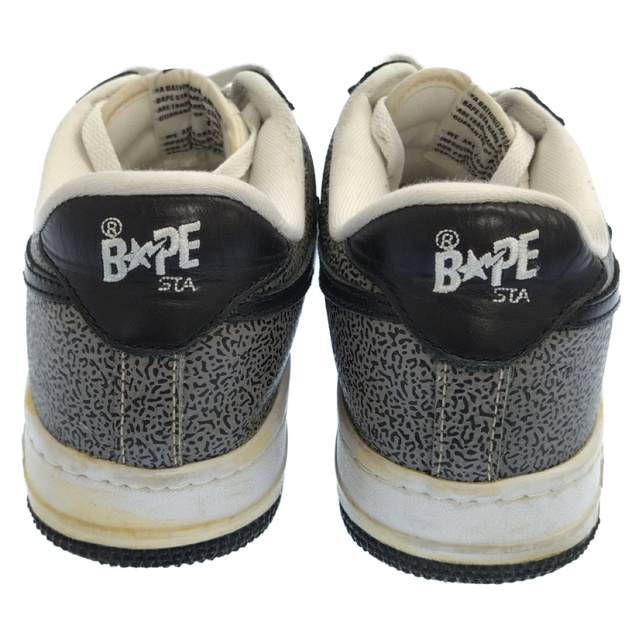 A BATHING APE アベイシングエイプ BAPE STA スネーク柄ローカット