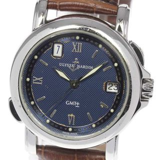 ユリスナルダン(ULYSSE NARDIN)のユリス・ナルダン Ulysse Nardin 203-22 サンマルコ GMT 自動巻き メンズ _666397【ev20】(腕時計(アナログ))