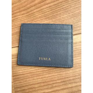 フルラ(Furla)のFURLA フルラ　カードケース　グレー(名刺入れ/定期入れ)