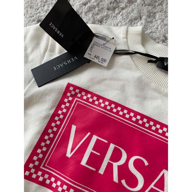 VERSACE(ヴェルサーチ)の新品　Versace ロゴスエット メンズのトップス(スウェット)の商品写真