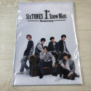 ジャニーズ(Johnny's)の【もちさん限定】SixTONES クリアファイル&ステッカー缶バッチ(アイドルグッズ)