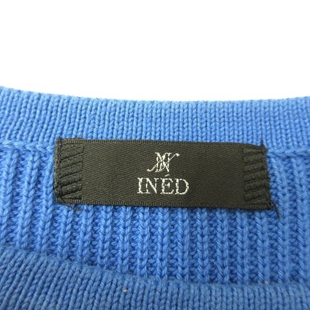 INED - イネド INED ニット セーター 長袖 フェイクレイヤード 9 青 ブルーの通販 by ベクトル ラクマ店｜イネドならラクマ