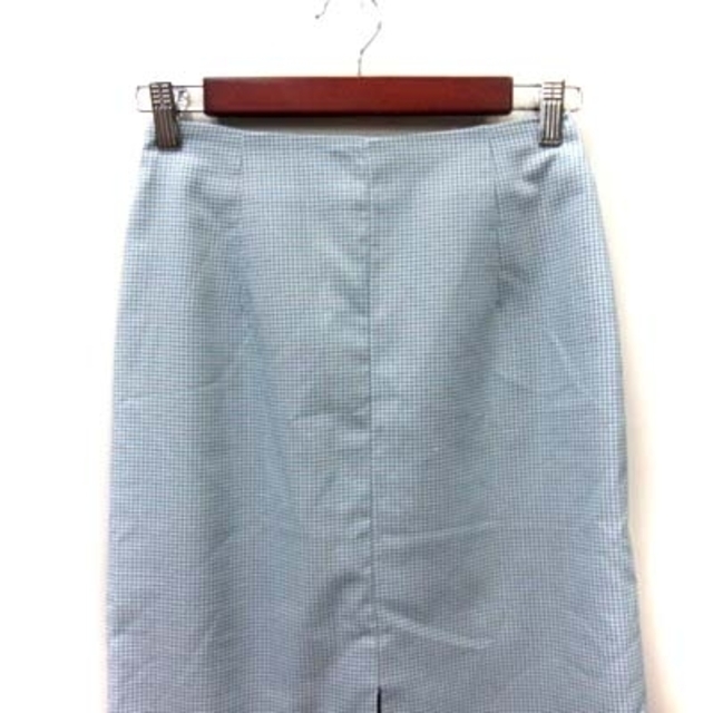 dazzlin(ダズリン)のダズリン タイトスカート ロング ギンガムチェック S 青 ブルー /YI レディースのスカート(ロングスカート)の商品写真