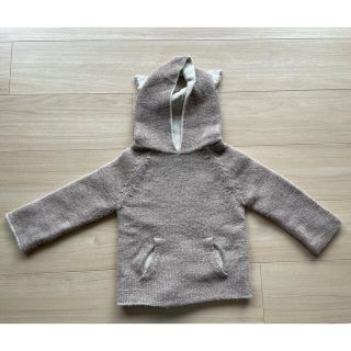 美品 waddler アルパカニット アニマルフーディー 3-4y