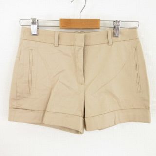 ザラ(ZARA)のザラ ベーシック ZARA BASIC ショートパンツ ベージュ XS (ショートパンツ)