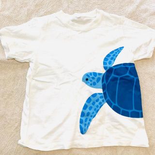 ムジルシリョウヒン(MUJI (無印良品))のラクマー様専用　MUJI カメ🐢TシャツMUJI カエルTシャツ　セット(Tシャツ/カットソー)