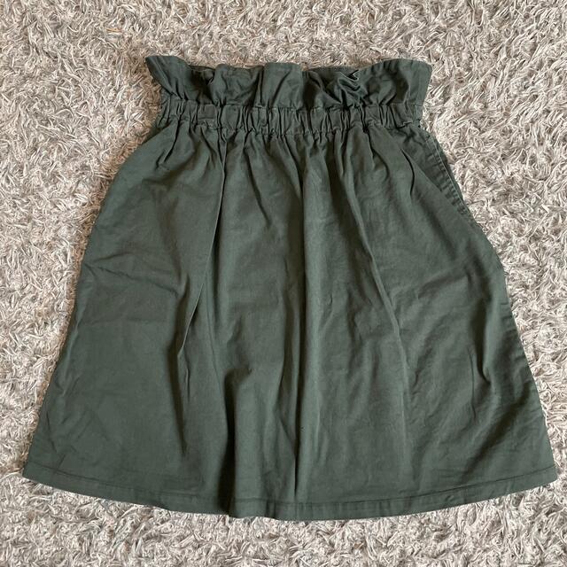 UNIQLO(ユニクロ)のUNIQLOカーキスカート キッズ/ベビー/マタニティのキッズ服女の子用(90cm~)(スカート)の商品写真