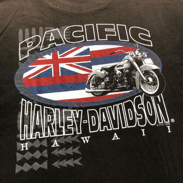 Harley Davidson   s USA製 ハーレーダビッドソン tシャツ 灰黒 墨黒