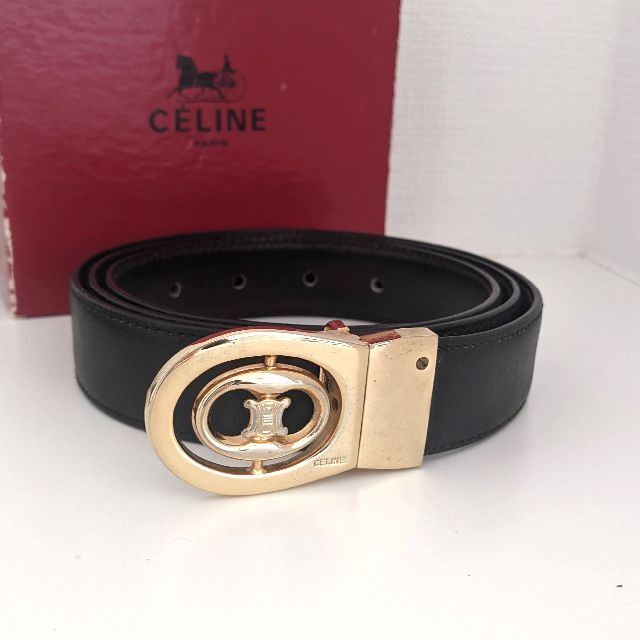 celine(セリーヌ)のCELINE セリーヌ ベルト ヴィンテージ オールド マカダム レディースのファッション小物(ベルト)の商品写真