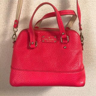 ケイトスペードニューヨーク(kate spade new york)の美品　ケイトスペードkatespade 2way ハンドショルダーバッグピンク(ハンドバッグ)