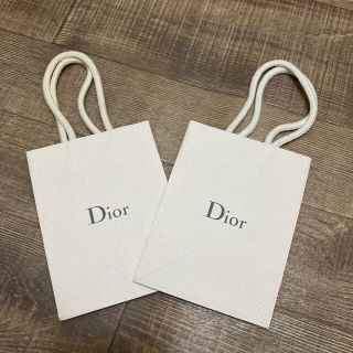 ディオール(Dior)のディオール　白袋　ミニ２つセット(ショップ袋)