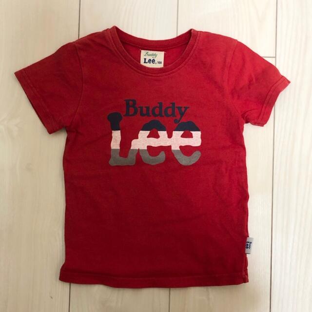 Buddy Lee(バディーリー)のバディーリー　buddy lee カットソー　tシャツ　100 レッド　赤　半袖 キッズ/ベビー/マタニティのキッズ服男の子用(90cm~)(Tシャツ/カットソー)の商品写真