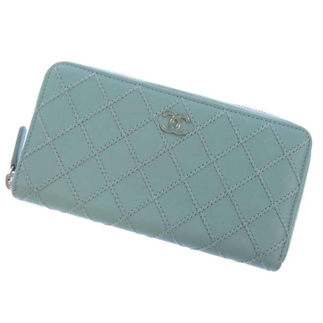 CHANEL - シャネル 長財布 ココマーク ワイルドステッチ トロピックス