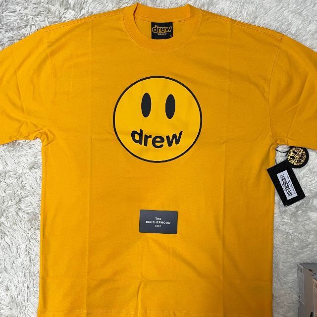 最新人気 drew - house drew house yellow golden t-shirt mascot T アウトレット限定品 drew house 半袖Tシャツ 黄色 イエロー ox Tシャツ/カットソー(半袖/袖なし)
