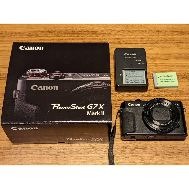 Canon PowerShot G7 X  Mark II 予備バッテリー付