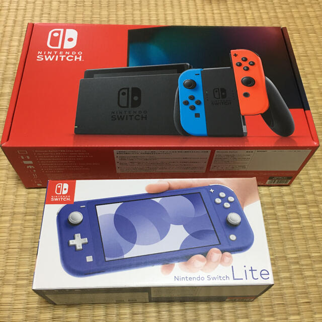 新品　NintendoSwitchネオン レッド×ブルー　SwitchLite