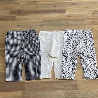 ザラキッズ(ZARA KIDS)のレギンス ホワイト単品(Tシャツ/カットソー)