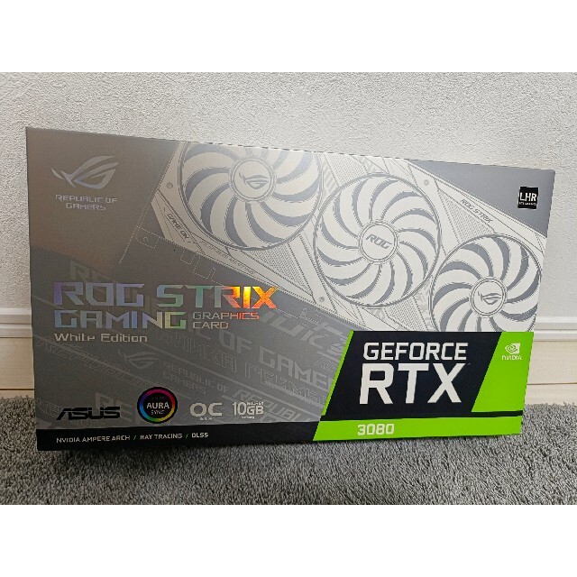 PC/タブレット極美品 保証有 ROG-STRIX-RTX3080-O10G-WHITE-V2