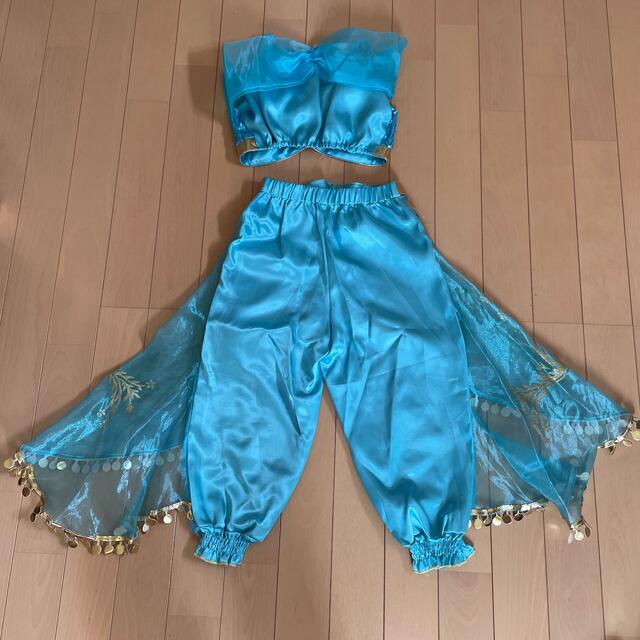 ディズニー プリンセス ジャスミン風 ドレス コスチューム 110 エンタメ/ホビーのコスプレ(衣装)の商品写真