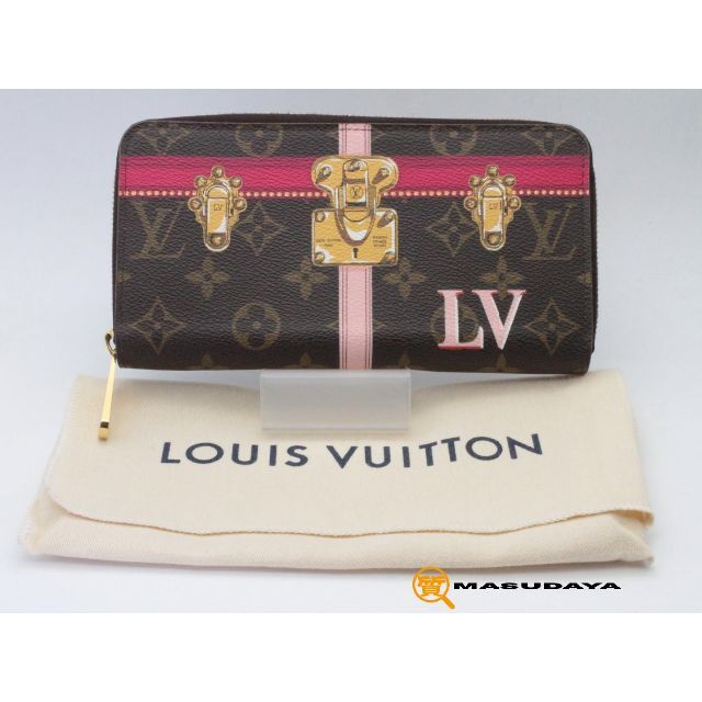 LOUIS VUITTON(ルイヴィトン)のルイヴィトンサマートランクモノグラムジッピーウオレットM62616【美品】 レディースのファッション小物(財布)の商品写真