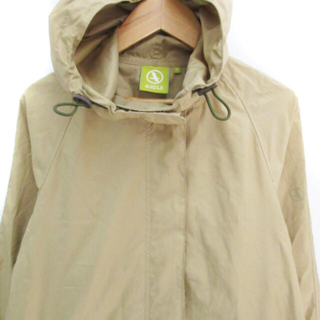 AIGLE(エーグル)のエーグル スプリングコート ロング丈 フード付き F ベージュ /FF1 レディースのジャケット/アウター(スプリングコート)の商品写真