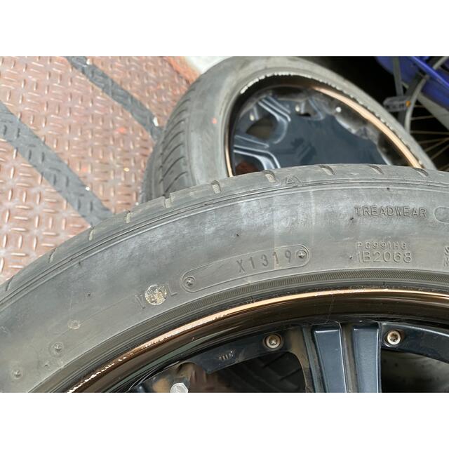 work schwart 20インチ 245 40 20 2019年製タイヤ 自動車/バイクの自動車(タイヤ・ホイールセット)の商品写真